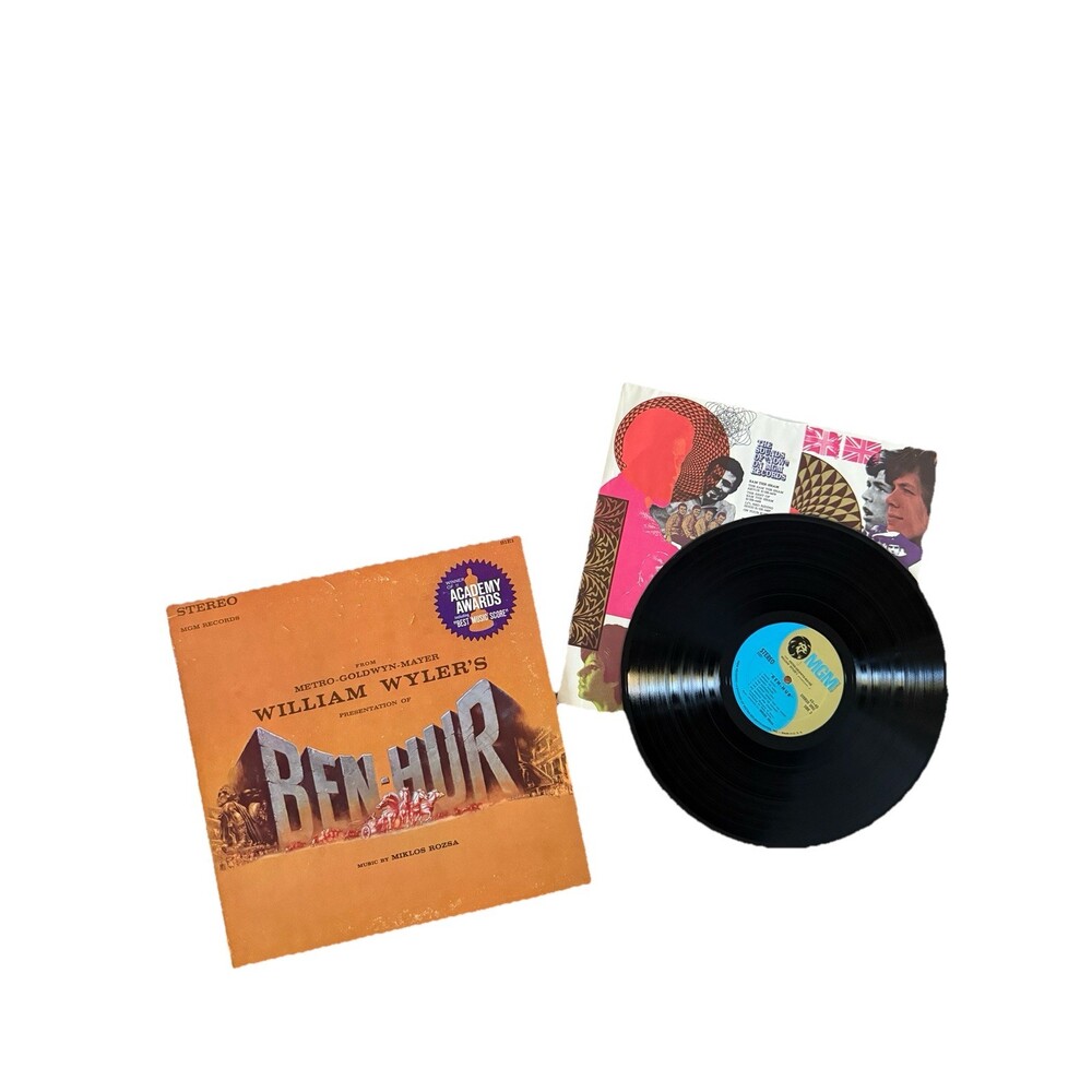 BEN-HUR Deluxe Edition Box Set Vinyl LP Record Stereo MGM Records Miklos Rozsa